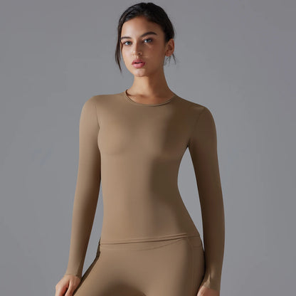 Yoga Shirts Long Sleeve Fitness