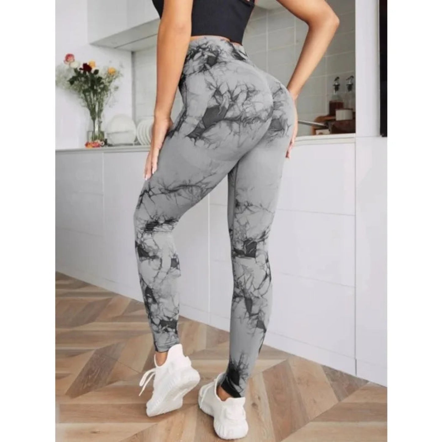 Seamless High Waist Leggings Tie Dye