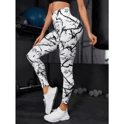 Seamless High Waist Leggings Tie Dye