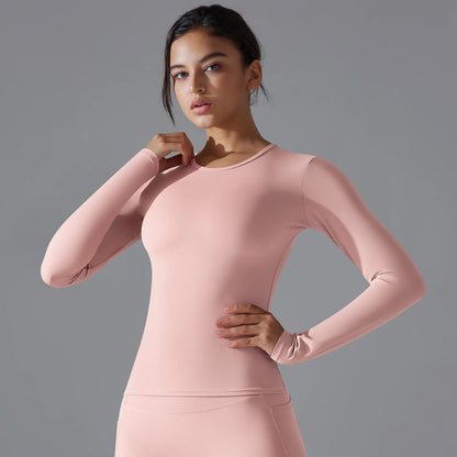 Yoga Shirts Long Sleeve Fitness