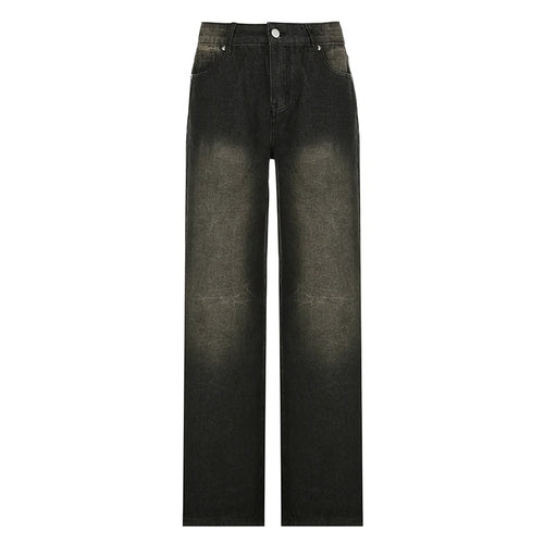 Low Waist Y2k Style Baggy Jeans